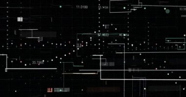 Soyut dijital ağ veri arkaplanı, 3d görüntüleme