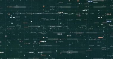 Soyut dijital ağ veri arkaplanı, 3d görüntüleme