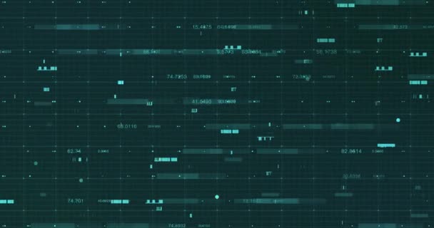 数字网络数据背景 3D渲染 — 图库视频影像