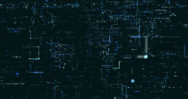 Soyut dijital ağ veri arkaplanı, 3d görüntüleme