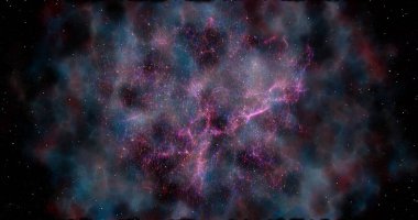 Soyut uzay galaksisi yıldız tozu arkaplanı