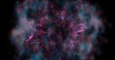 Soyut uzay galaksisi yıldız tozu arkaplanı