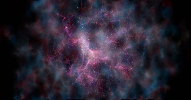 Soyut uzay galaksisi yıldız tozu arkaplanı