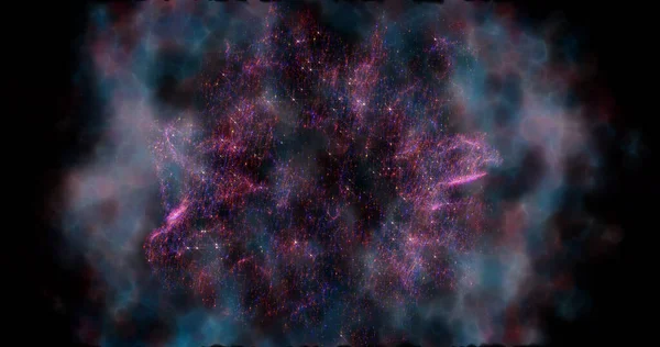 Soyut uzay galaksisi yıldız tozu arkaplanı