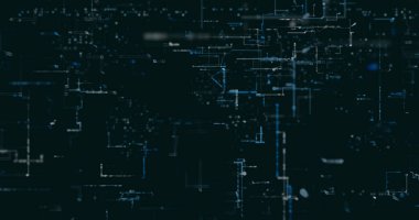 Soyut dijital ağ veri arkaplanı, 3d görüntüleme