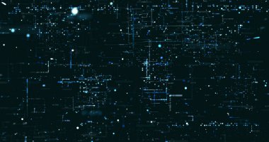 Soyut dijital ağ veri arkaplanı, 3d görüntüleme