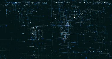 Soyut dijital ağ veri arkaplanı, 3d görüntüleme