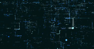 Soyut dijital ağ veri arkaplanı, 3d görüntüleme