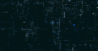 Soyut dijital ağ veri arkaplanı, 3d görüntüleme