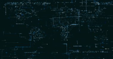 Soyut dijital ağ veri arkaplanı, 3d görüntüleme