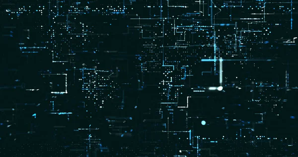 Fond Abstrait Données Réseau Numérique Rendu — Photo