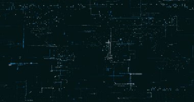 Soyut dijital ağ veri arkaplanı, 3d görüntüleme