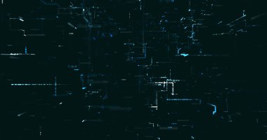 Soyut dijital ağ veri arkaplanı, 3d görüntüleme