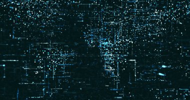Soyut dijital ağ veri arkaplanı, 3d görüntüleme
