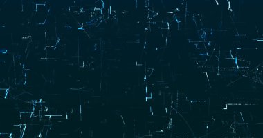 Soyut dijital ağ veri arkaplanı, 3d görüntüleme