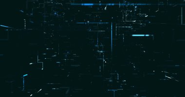 Soyut dijital ağ veri arkaplanı, 3d görüntüleme