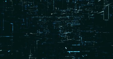 Soyut dijital ağ veri arkaplanı, 3d görüntüleme