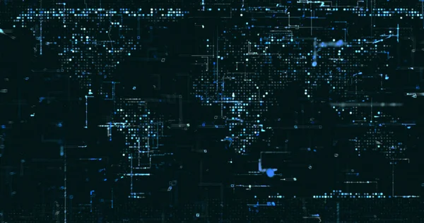 Abstrakt Digital Nätverksdata Bakgrund Rendering — Stockfoto