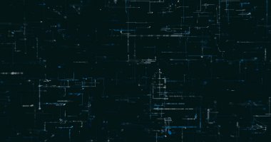 Soyut dijital ağ veri arkaplanı, 3d görüntüleme