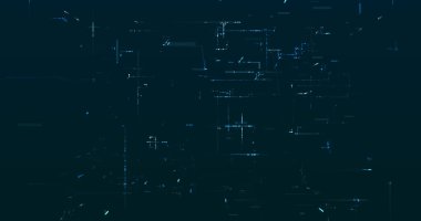 Soyut dijital ağ veri arkaplanı, 3d görüntüleme