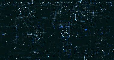 Soyut dijital ağ veri arkaplanı, 3d görüntüleme