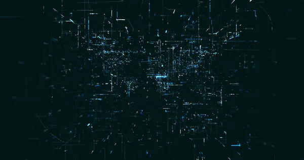 Abstract digital network data background, 3D rendering