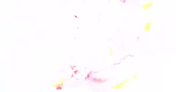 Desenho Abstrato Aquarela Pintura Imagem Ilustração Fundo Vídeo — Vídeo de Stock