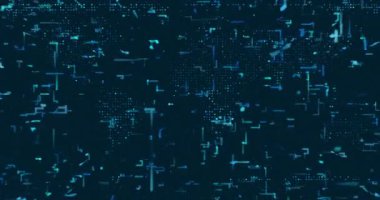 Soyut dijital ağ veri arkaplanı, 3D görüntüleme