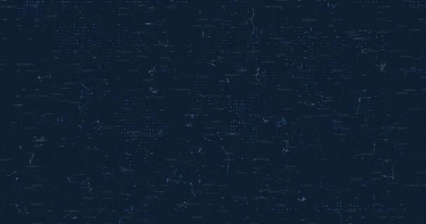 Abstract Digital Network Data Background Rendering Video — Stock Video