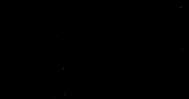 Siyah bir arkaplanda soyut uçan toz parçacıkları