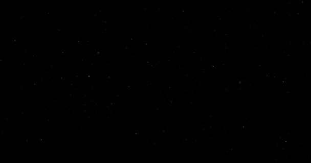 abstrait Particules de poussière volante sur fond noir 