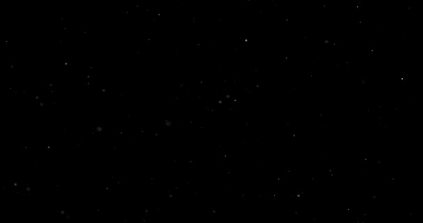 abstrait Particules de poussière volante sur fond noir 