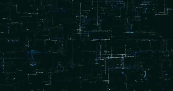 Abstract Digital Network Data Background Rendering — ストック動画
