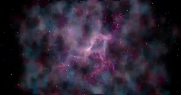 Abstracto Espacio Galaxia Stardust Fondo — Vídeo de stock