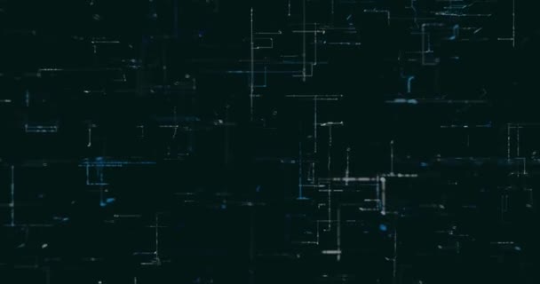 Abstract Digital Network Data Background Rendering — ストック動画