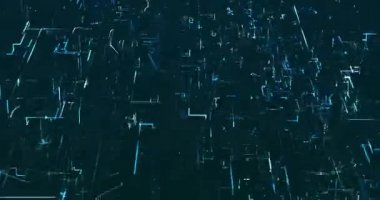 Soyut dijital veri arkaplanı, 3D dijital görüntü