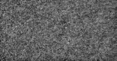 İletişim sinyali olmadığında analog video ve televizyonda gürültü