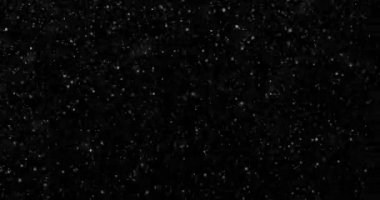 Siyah arkaplanda kar yağışı, boşluğu kopyala