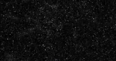 Siyah arkaplanda kar yağışı, boşluğu kopyala