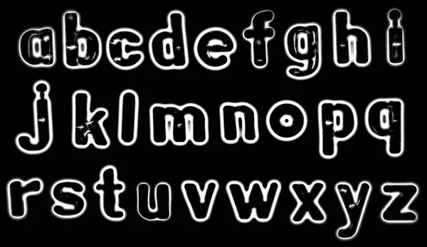 Manyetik alfabesi harfleri — Stok fotoğraf