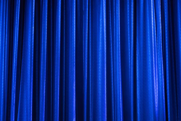 Blue Curtian Background — Stock Photo, Image