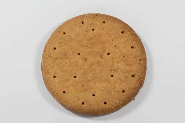 Galleta Digestiva Aislada Sobre Fondo Blanco —  Fotos de Stock