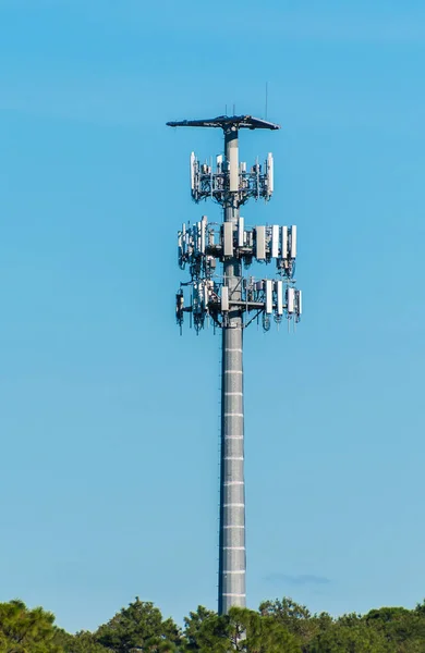 Mastro de telefone móvel — Fotografia de Stock