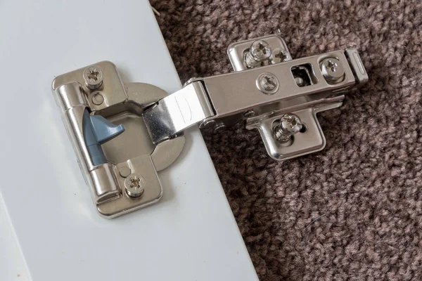 Soft closing door hinge — Stock Photo, Image