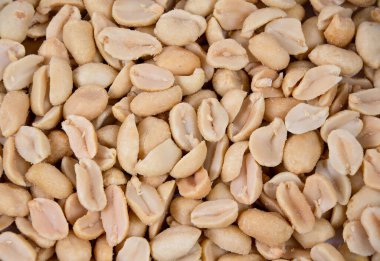 Tuzlu ve kavrulmuş fıstık arka planı