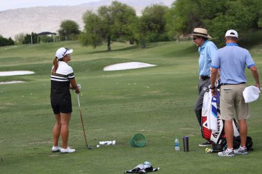 David Leadbetter ve Lydia Ko Ana ilham golf turnuvasında 2015