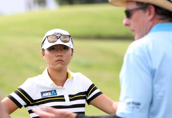 David leadbetter und lydia ko beim ana inspiration golf turnier 2015 — Stockfoto