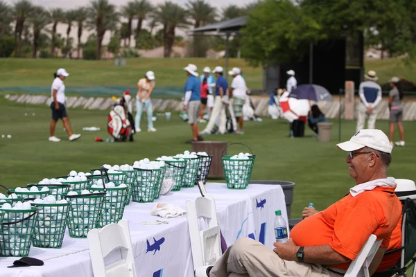 Campo de treino no torneio de golfe inspiração ANA 2015 — Fotografia de Stock