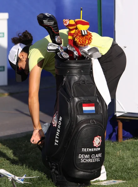 Dewi Claire Schreefel på Ana inspiration golftävling 2015 — Stockfoto