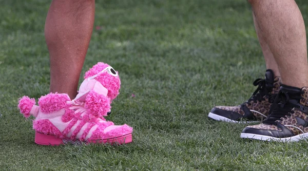 Śmieszne buty o turniej golfowy inspiracji Ana 2015 — Zdjęcie stockowe